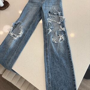 Pacsun Distressed Blue Jeans